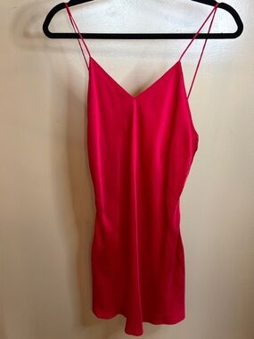Vintage Victoria’s Secret Gold Label Red Silk Nightgown